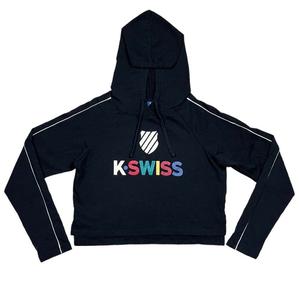 K Swiss Cropped Hoodie